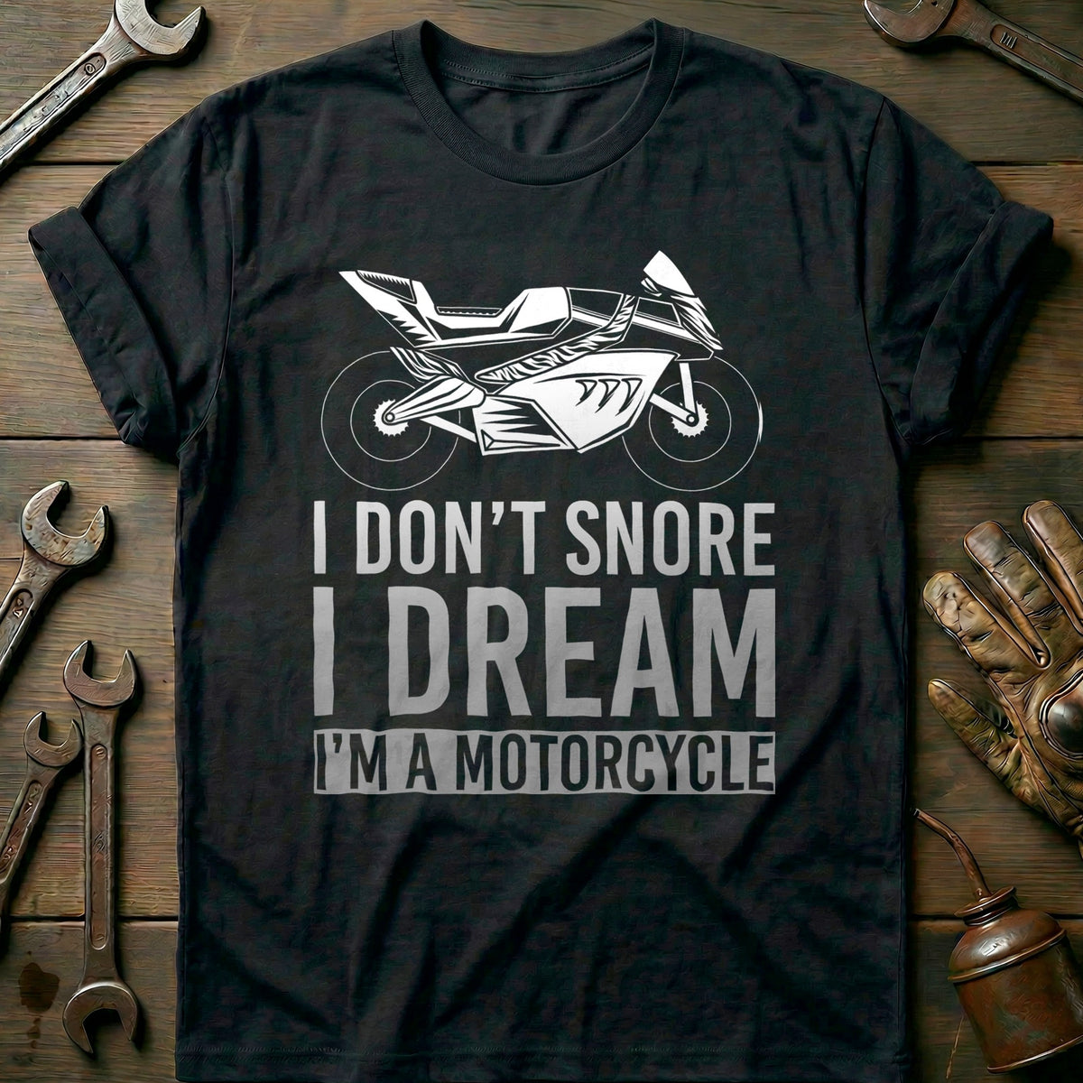 Black - Moto Riding: I T-Shirt