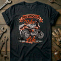 Black - Motorcycle Biker T-Shirt