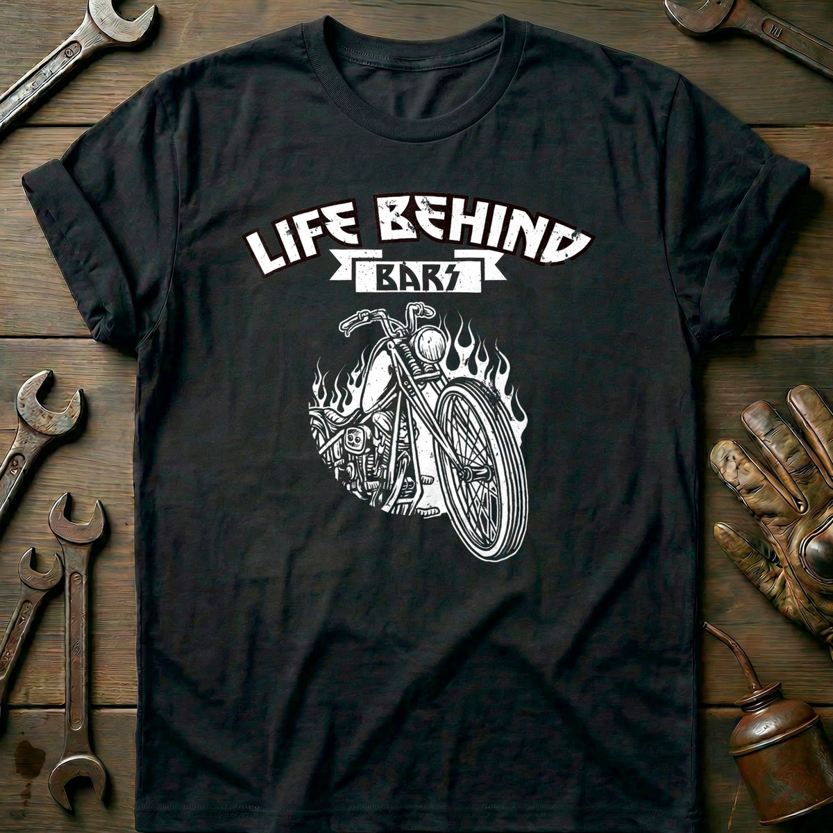 Black - Motorcycle Life: T-Shirt