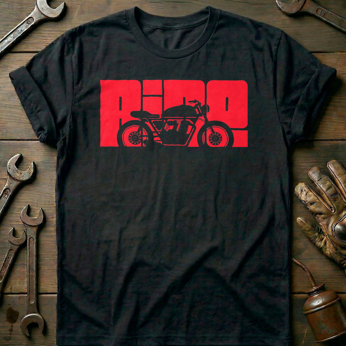 Black - Rev Your Engines T-Shirt