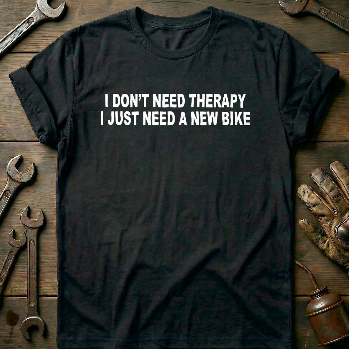 Black - NEED A NEW BIKE 026 T Shirt