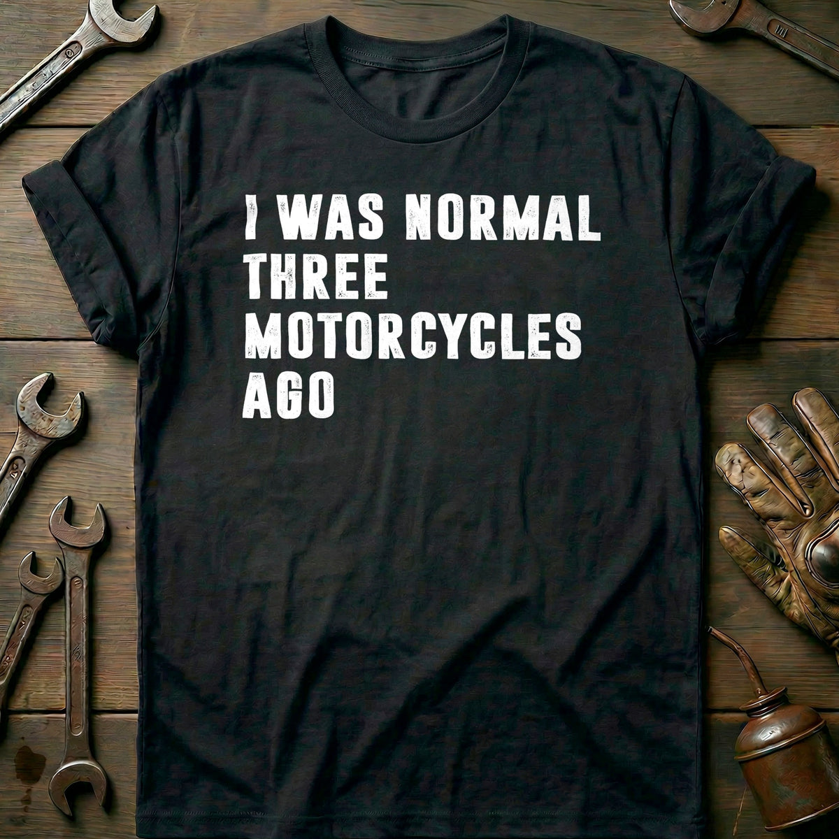 Black - NORMAL 3 MOTORCYCLES AGO 028 T Shirt