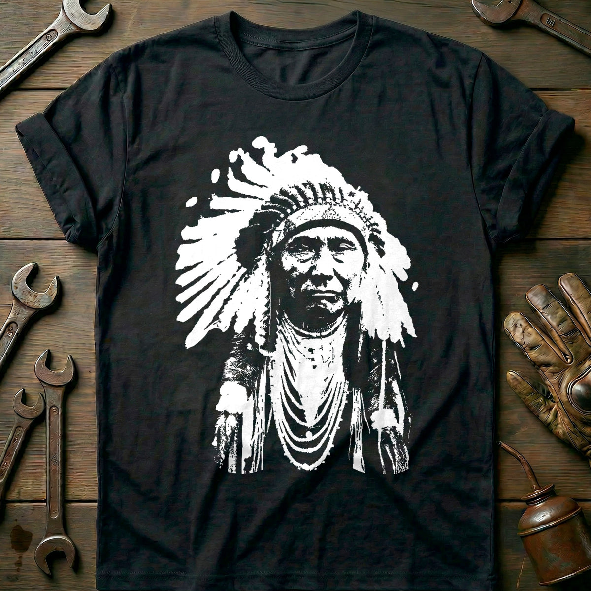 Black - Native American T-Shirt