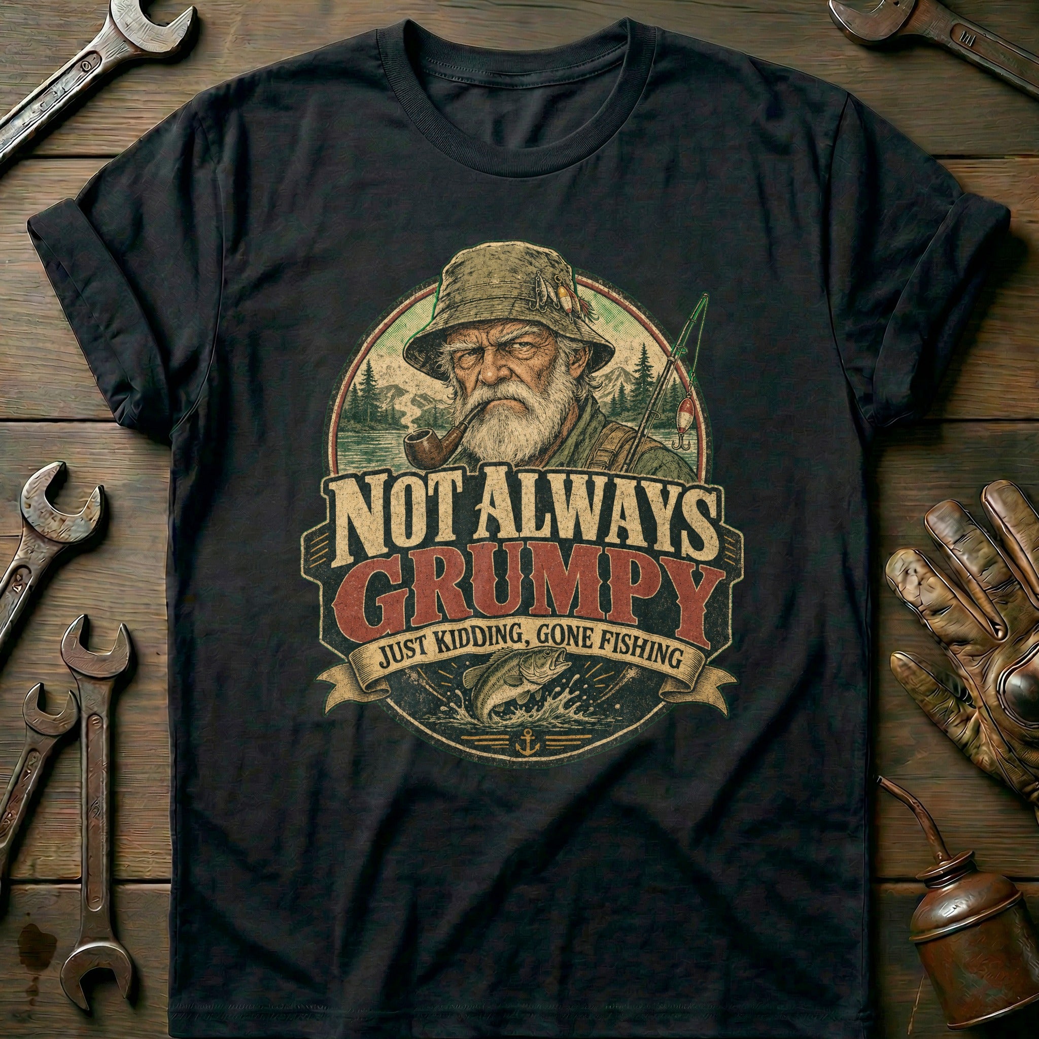 Black - Im Not Always Grumpy 4 T Shirt