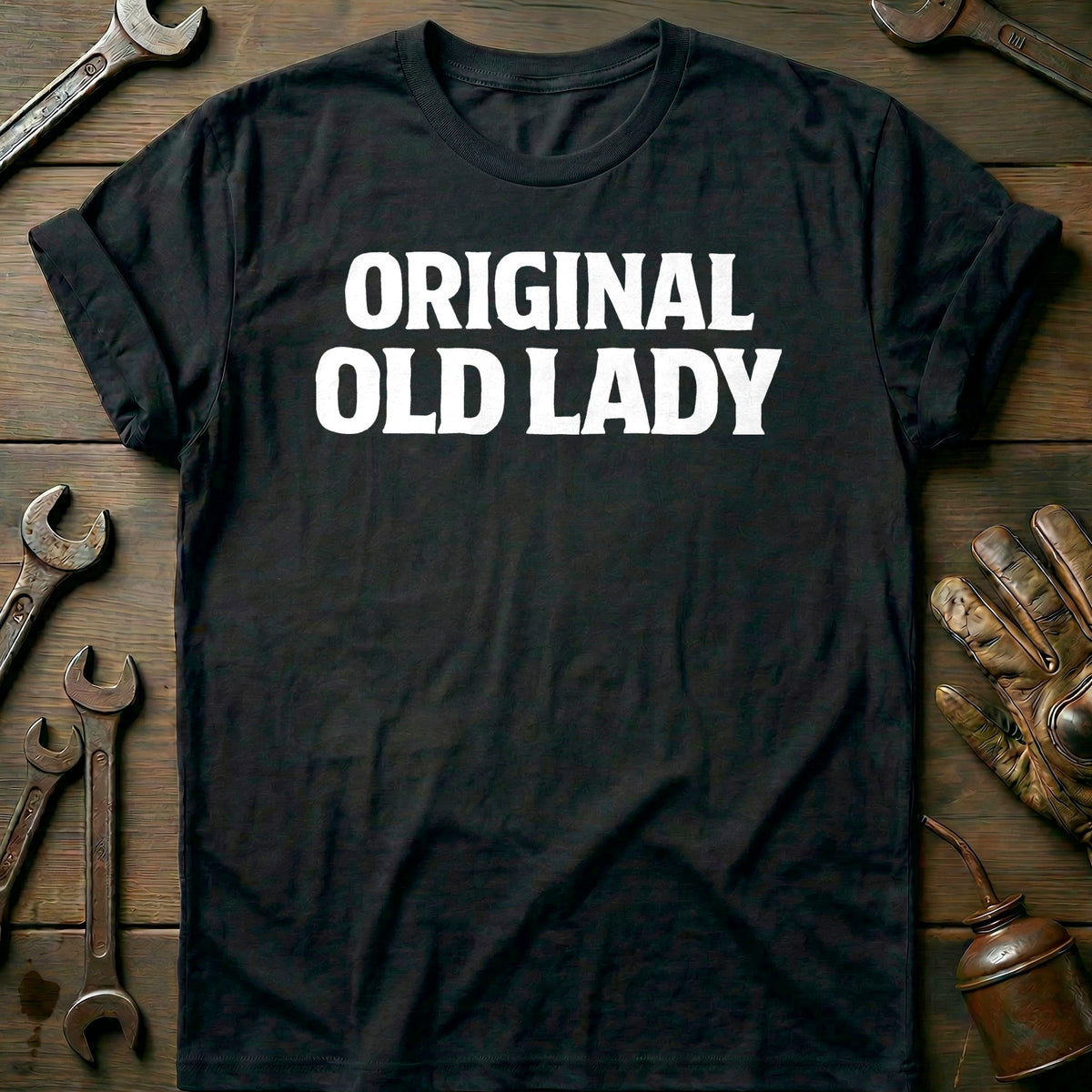 Black - ORIGINAL OLD LADY 026 T Shirt