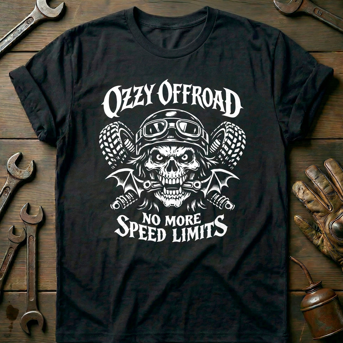 Black - OZZY OFFROAD 026 T Shirt