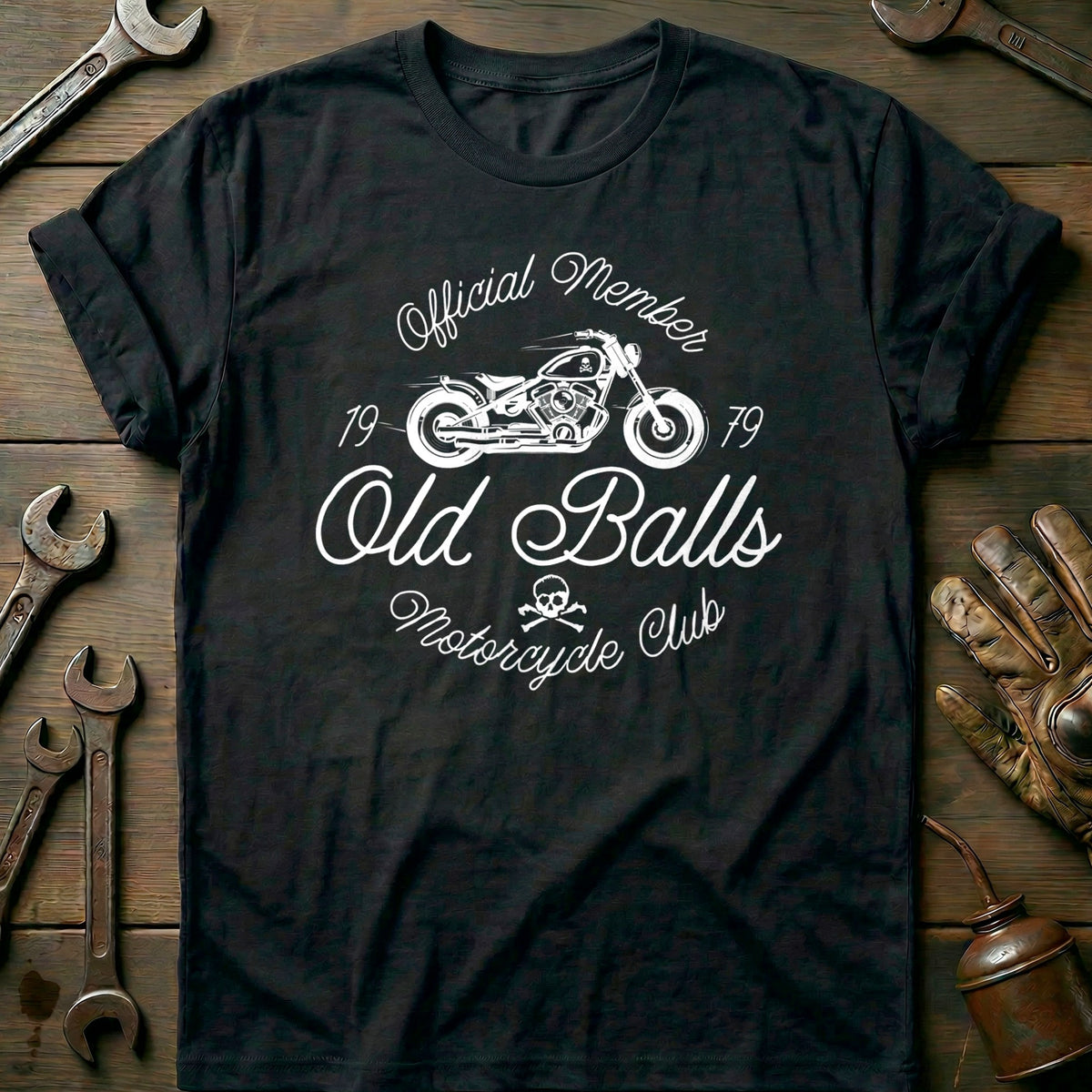 Black - Old Balls 40th T-Shirt