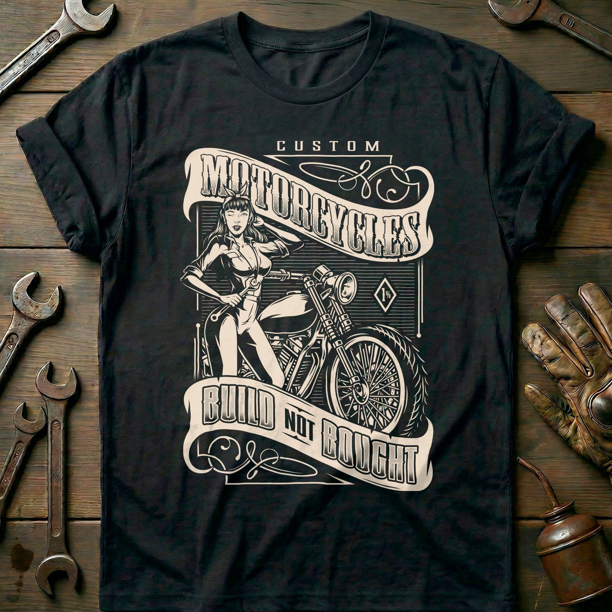 Black - Pin Up Girl T-Shirt