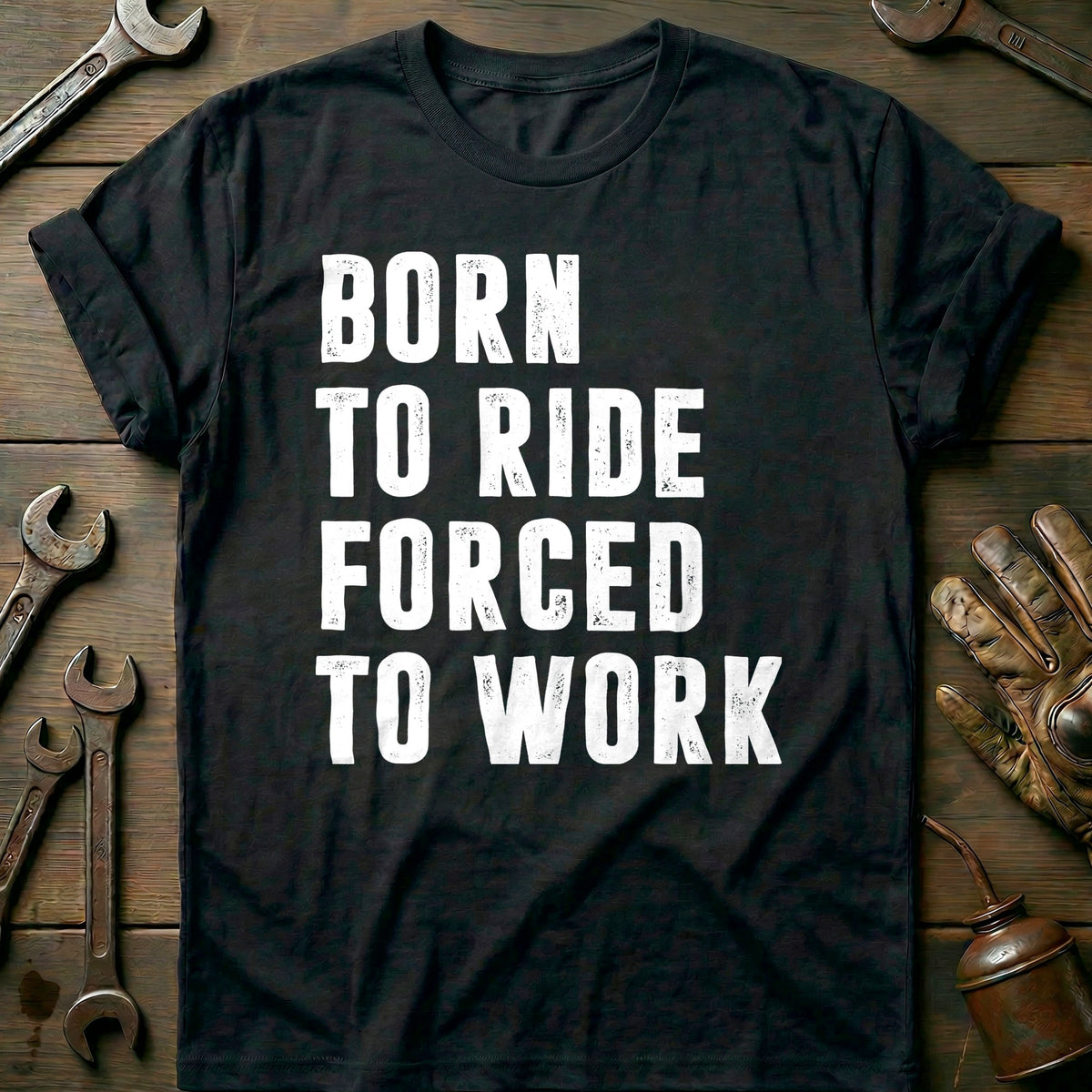 Black - RIDE WORK 026 T Shirt