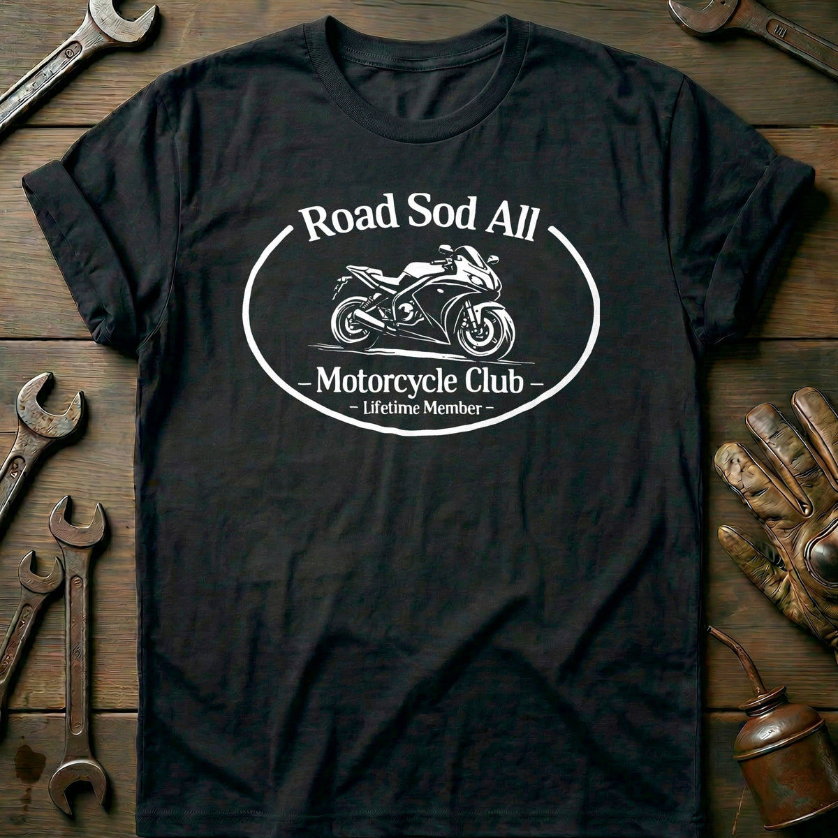 Black - ROAD SOD ALL 026 T Shirt