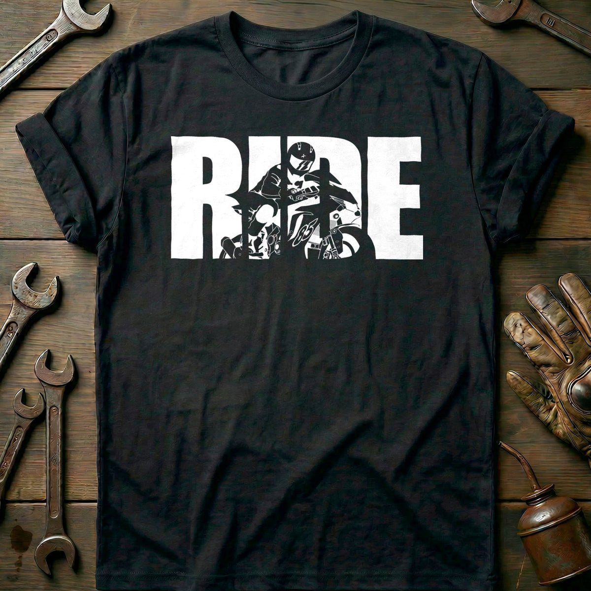 Black - Racing My Bike is T-Shirt