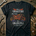 Black - Real Grandpa T-Shirt