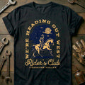 Black - Riders Club Retro T-Shirt