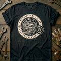 Black - Skeleton Rider T-Shirt