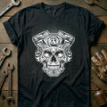 Black - Skull Engine - T-Shirt