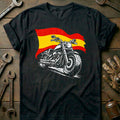 Black - SPAIN BIKER 026 T Shirt