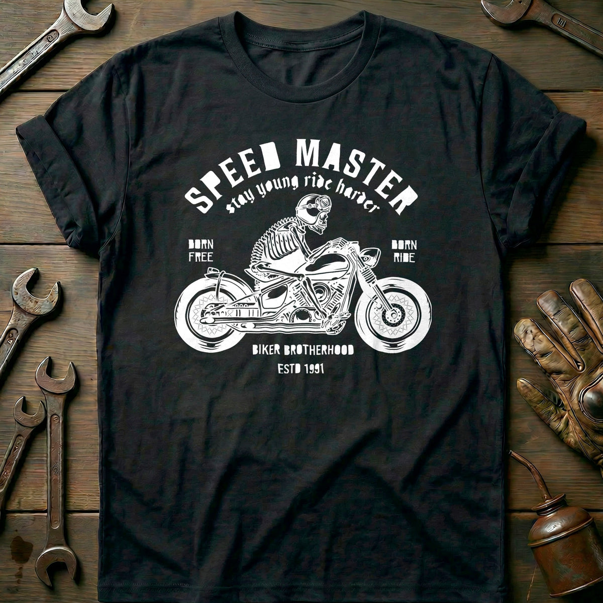 Black - Speed Master Stay T-Shirt