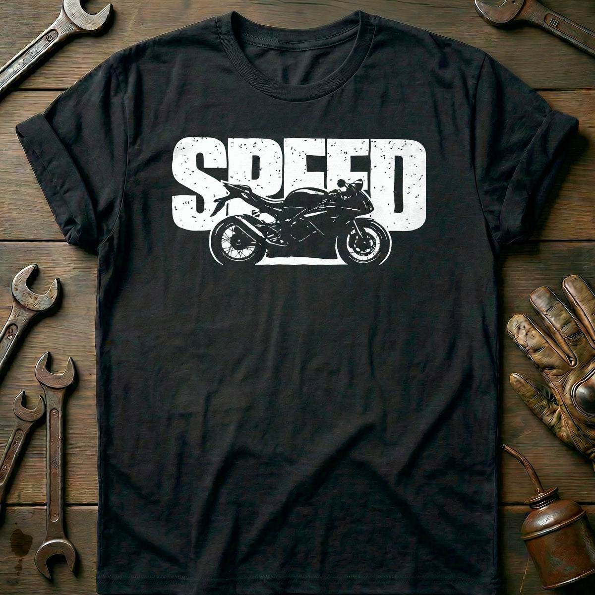 Black - SPEED MOTORCYCLE 026 T Shirt