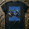Black - SUZUKI FONDO BLUE 028 T Shirt