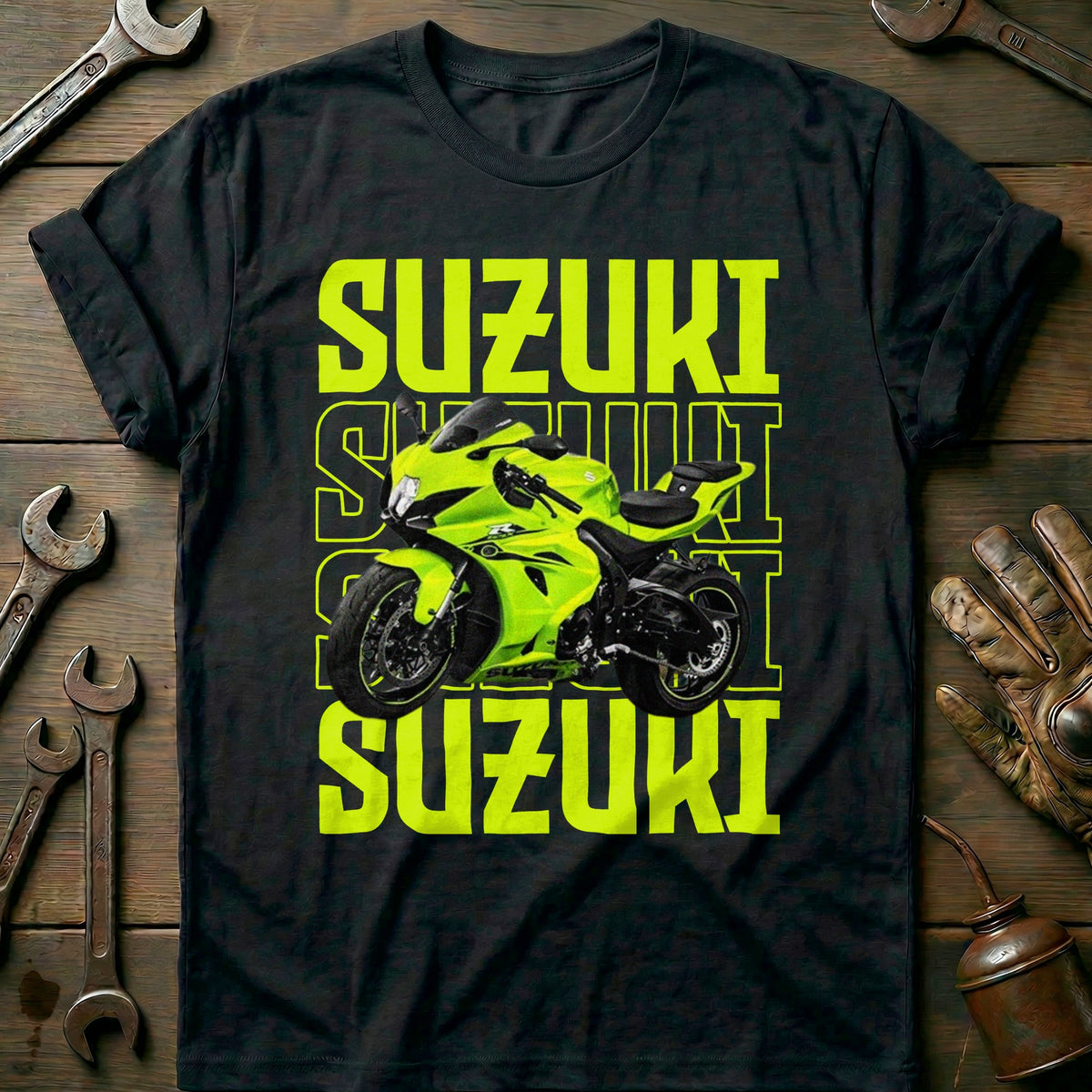 Black - SUZUKI FONDO GREEN 028 T Shirt