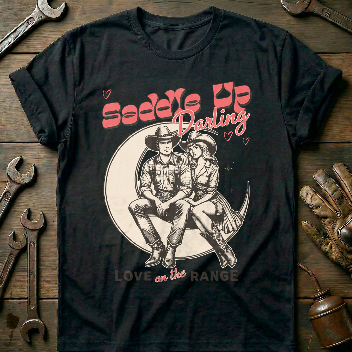 Black - Saddle Up Darling T-Shirt