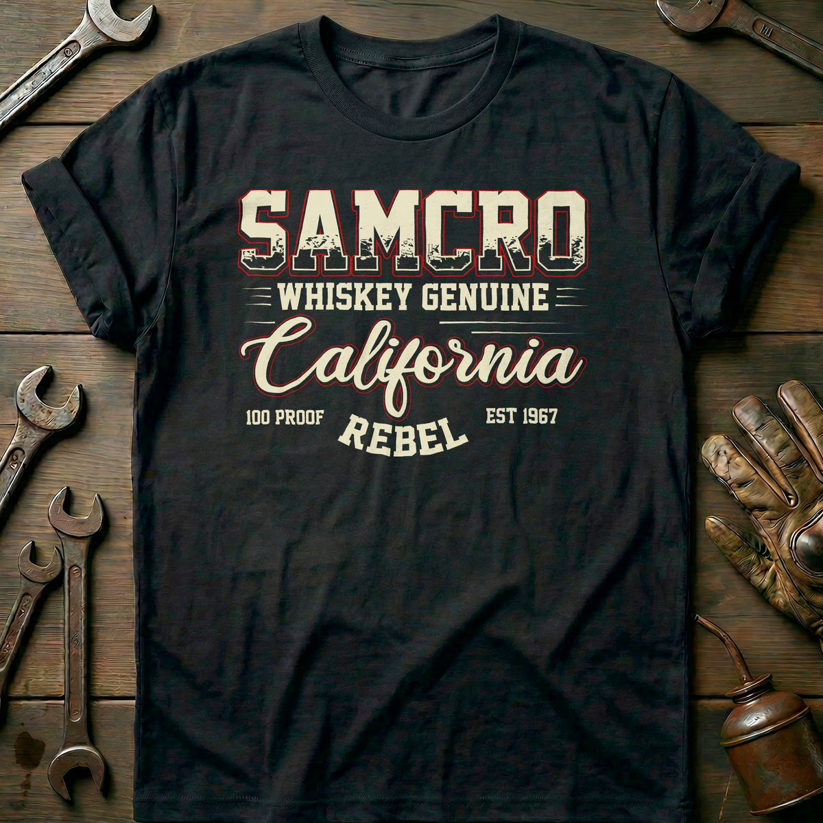 Black - Samcro Cali – T-Shirt