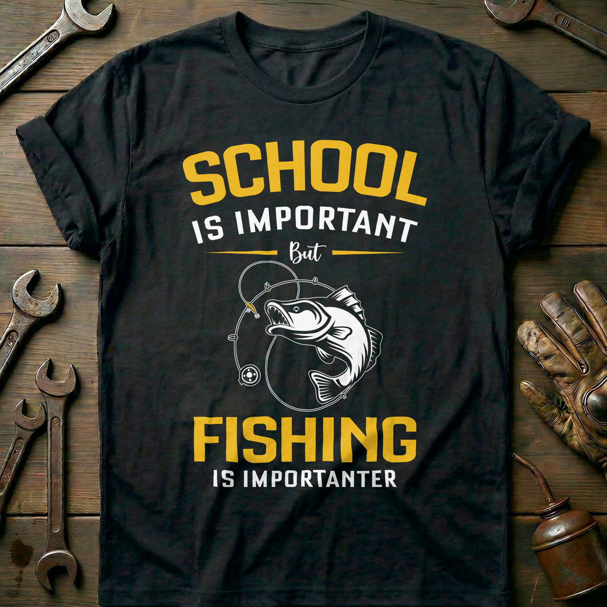 Black - School Is Important 53 T Shirt
