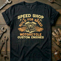 Black - Speed Shop Custom T-Shirt