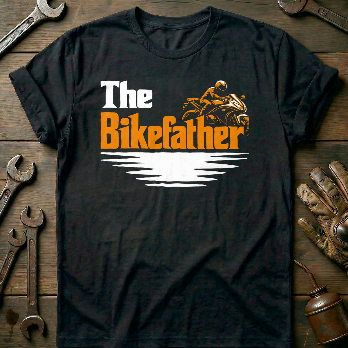 Black - THE BIKEFATHER 028 T Shirt