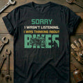 Black - THINKING ABOUT BIKES 026 T Shirt