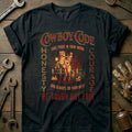 Black - The Cowboy Code - T-Shirt