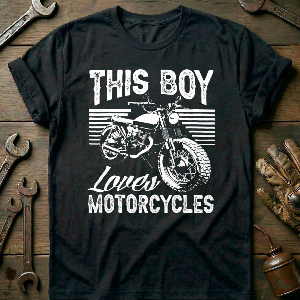 Black - This Boy Loves T-Shirt