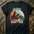 Black - Vintage Retro Go 34 T-Shirt