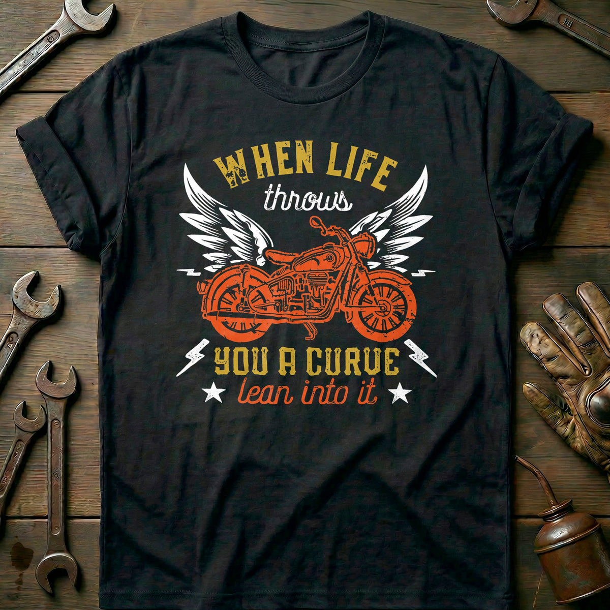 Black - When Life Throws T-Shirt
