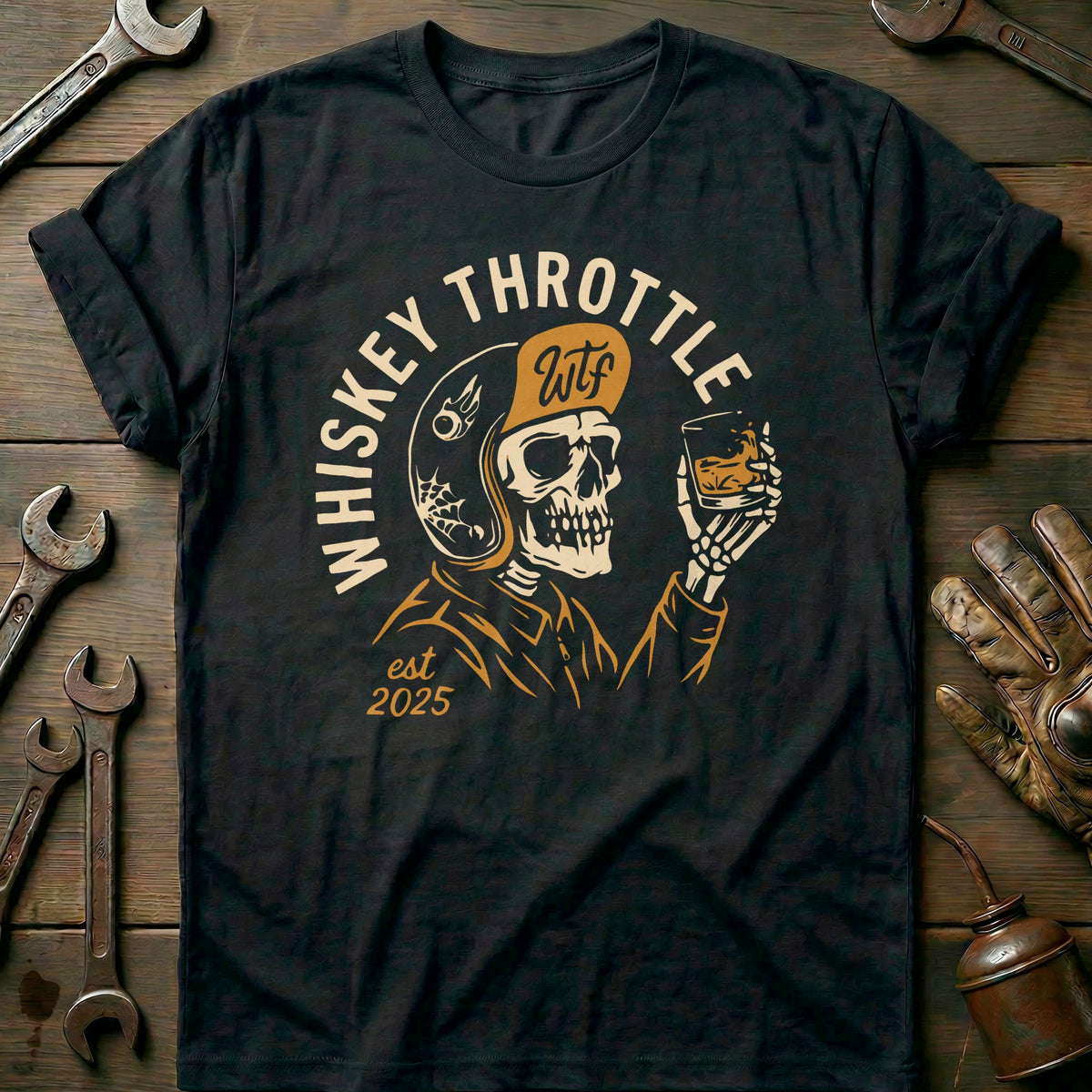 Black - Whiskey Throttle 2 T Shirt