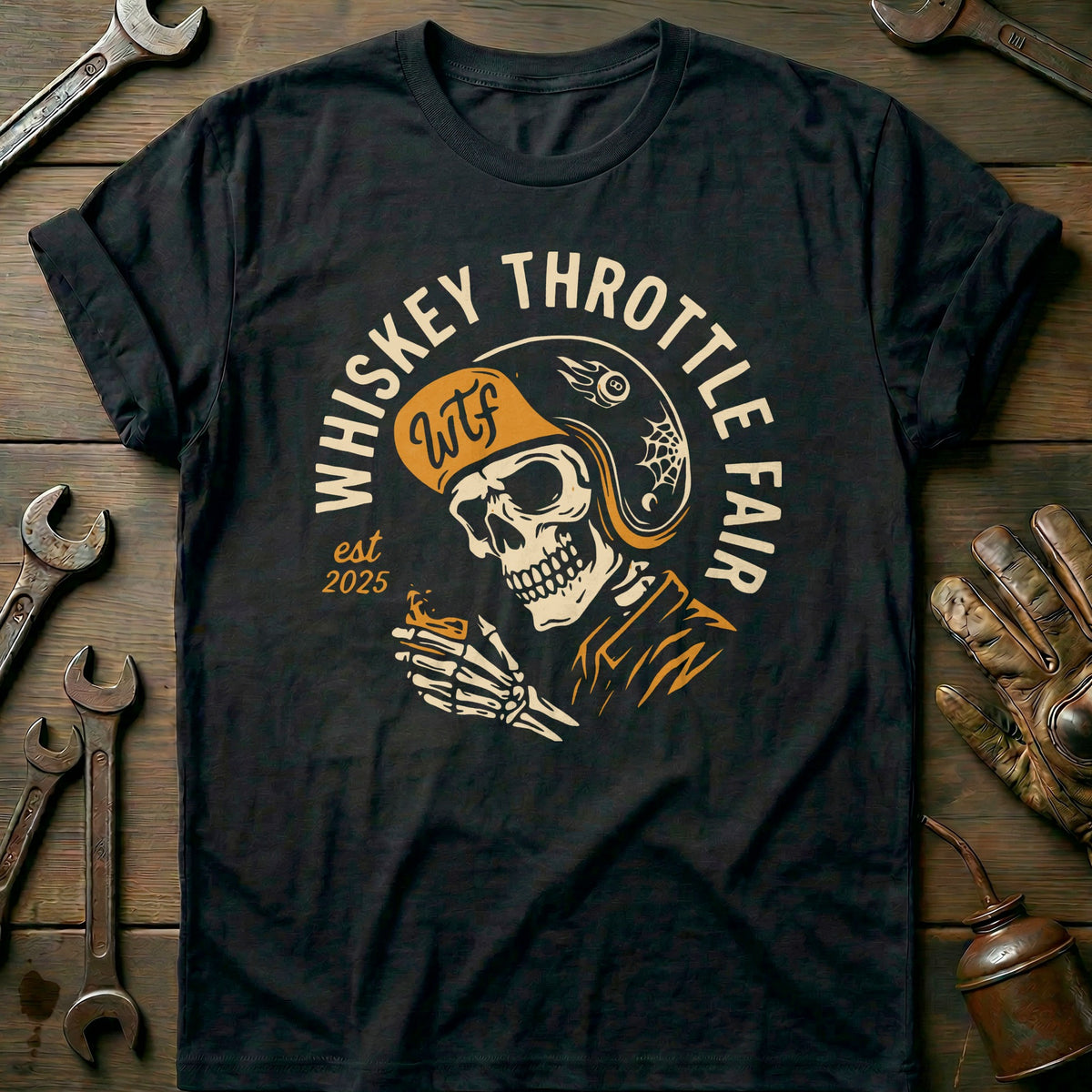 Black - Whiskey Throttle 4 T Shirt