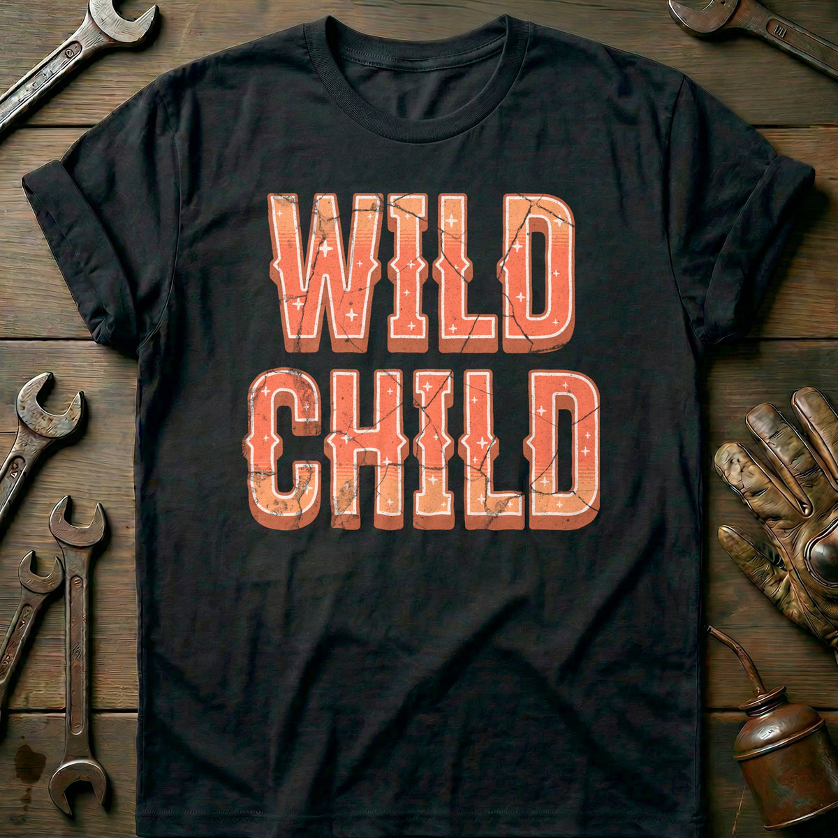 Black - Wild Child - T-Shirt
