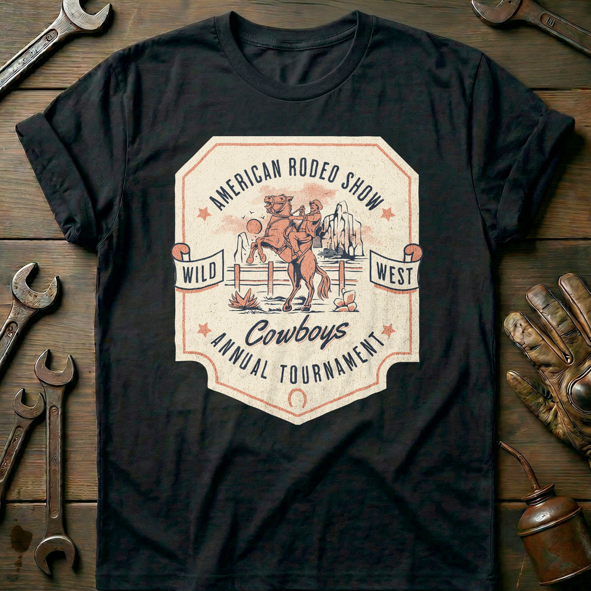 Black - Wild West Rodeo T-Shirt