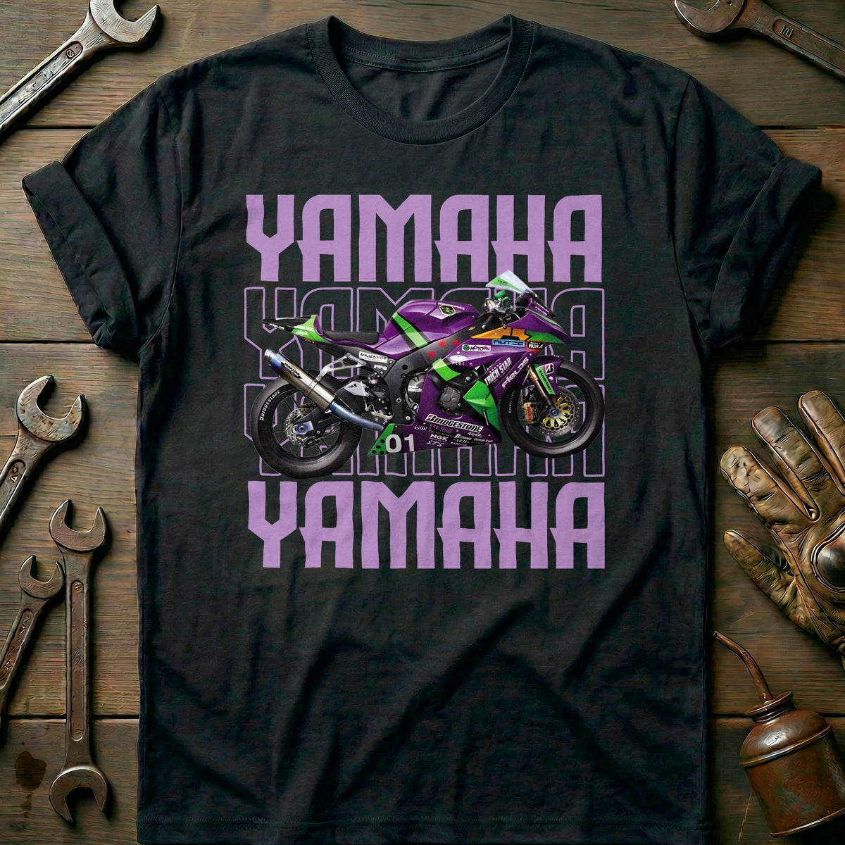 Black - YAMAHA R6 PURPLE 028 T Shirt