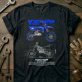 Black - YAMAHA YZ  v2 w T Shirt