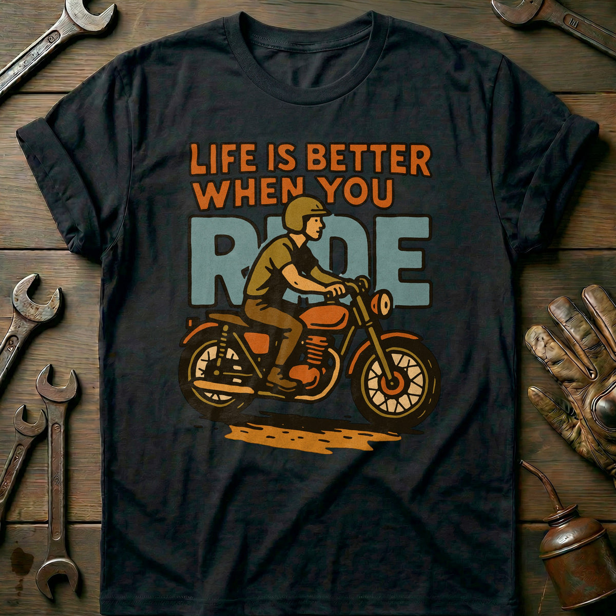 Black - better when you ride 19 T Shirt