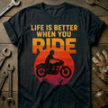 Black - better when you ride 32 T Shirt