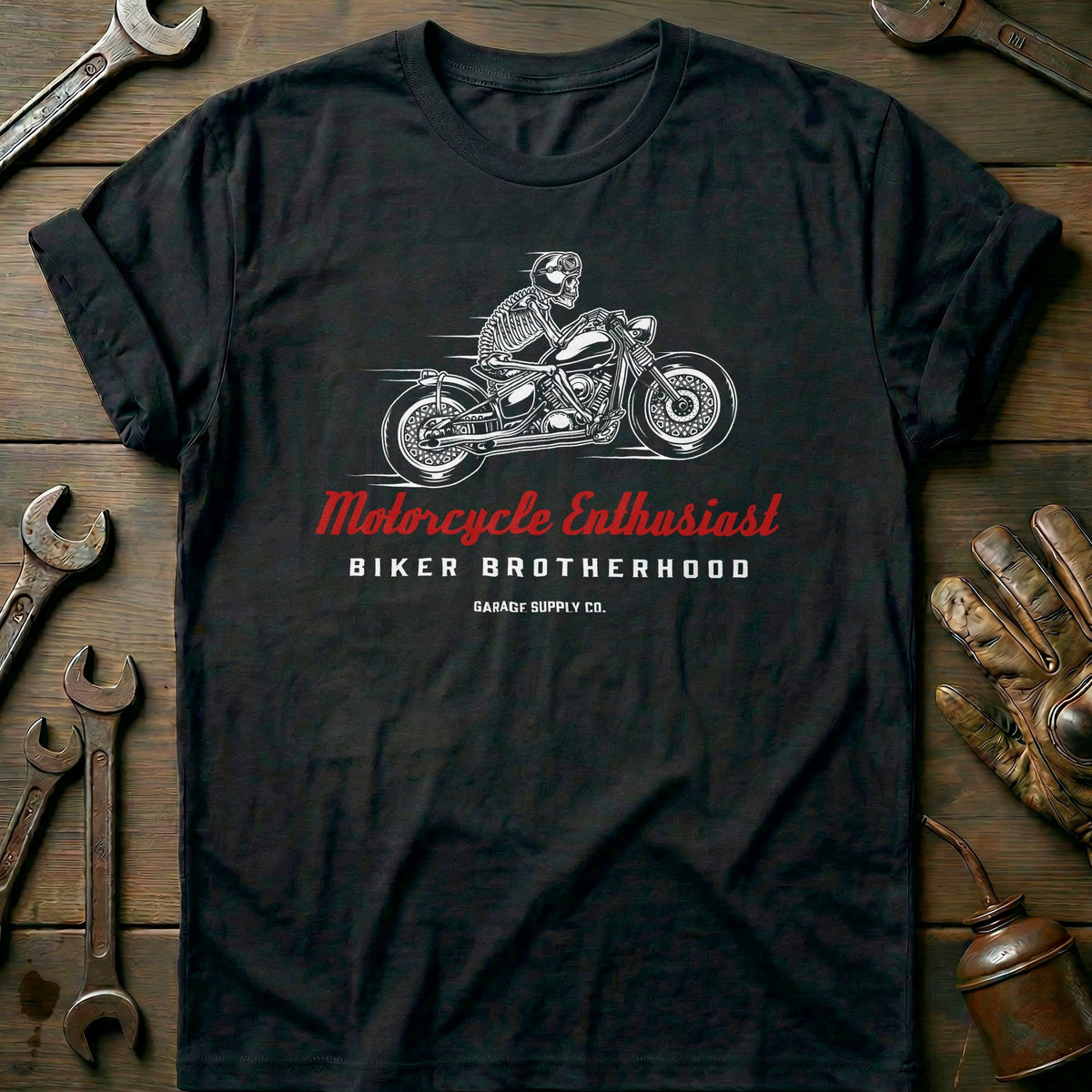 Black - biker brotherhood T Shirt