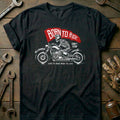 Black - born to ride vintage T Shirt
