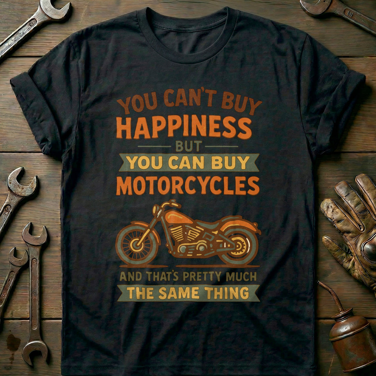 Black - buy motorcycles 22 T Shirt