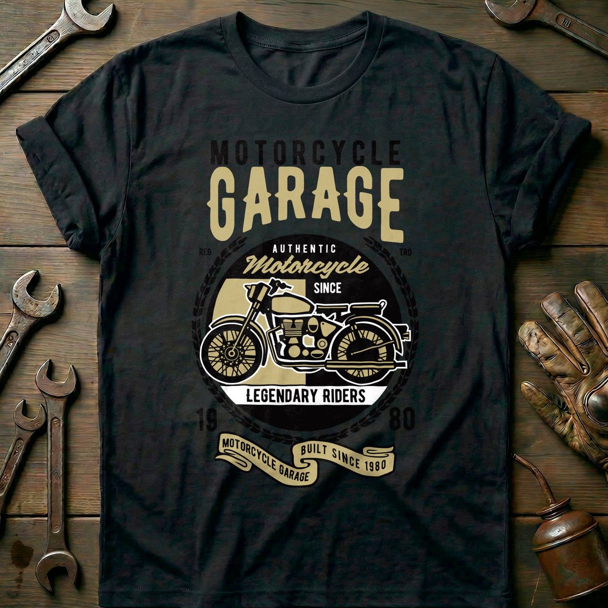 Black - Classic Garage 45 T-Shirt