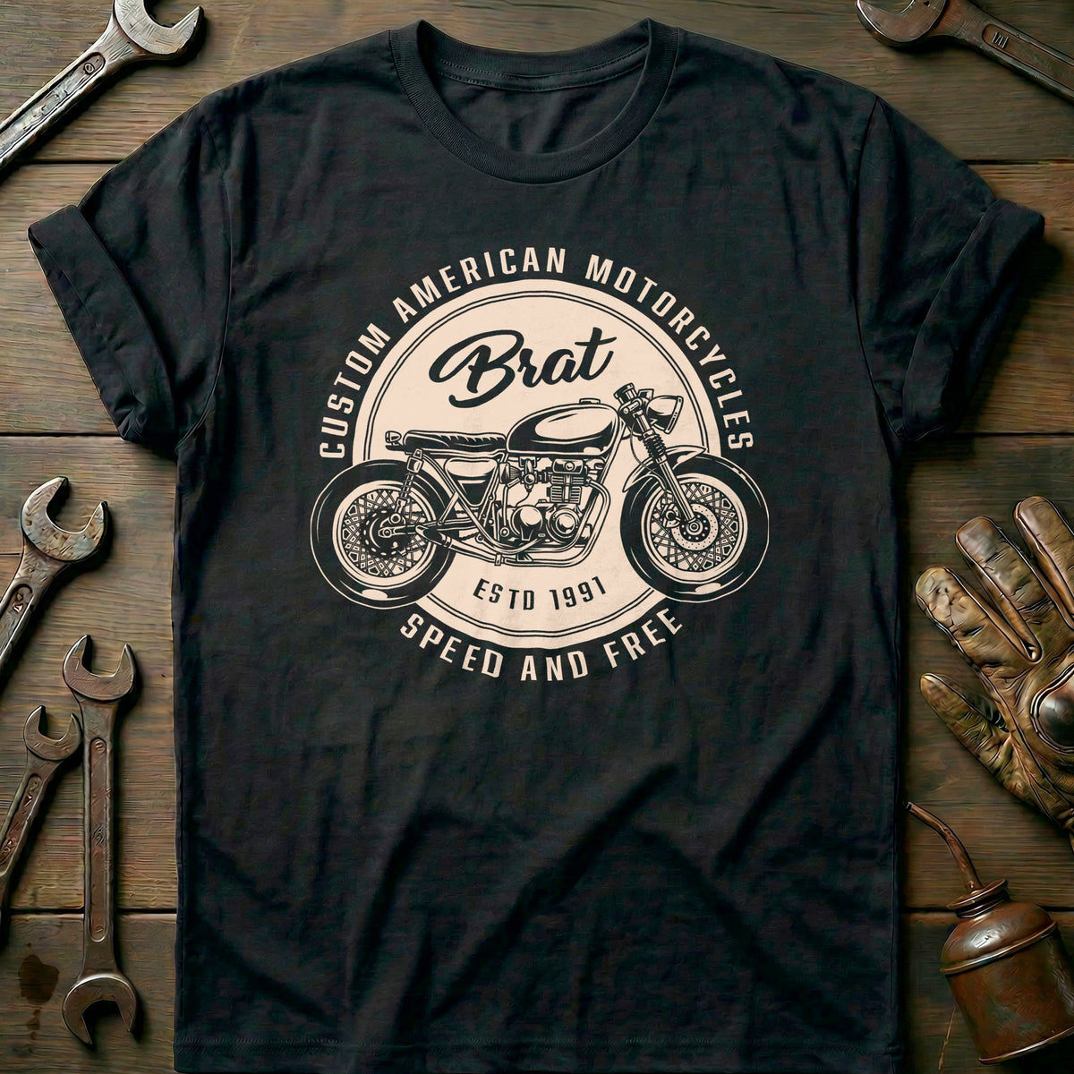 Black - Custom American T-Shirt