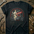 Black - custom service motorcycle vintage T Shirt