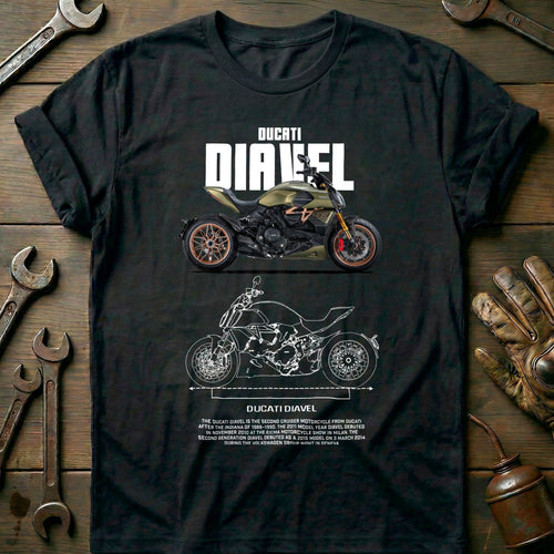 Black - ducati diavel T Shirt