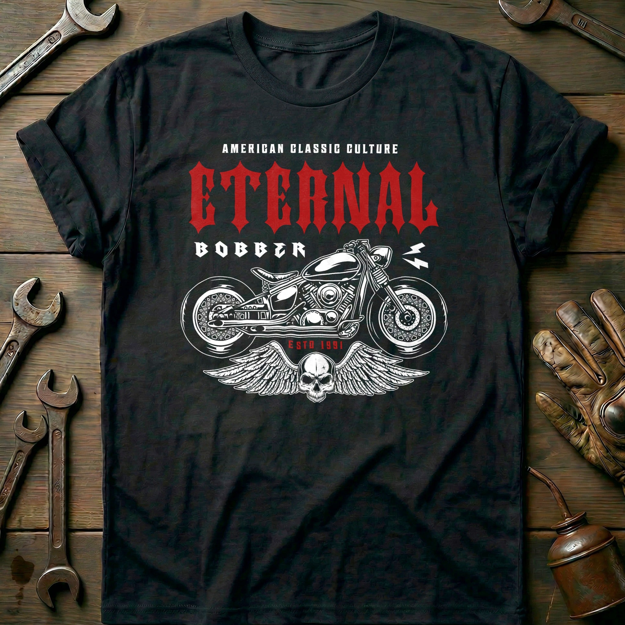 Black - eternal bobber vinatage T Shirt